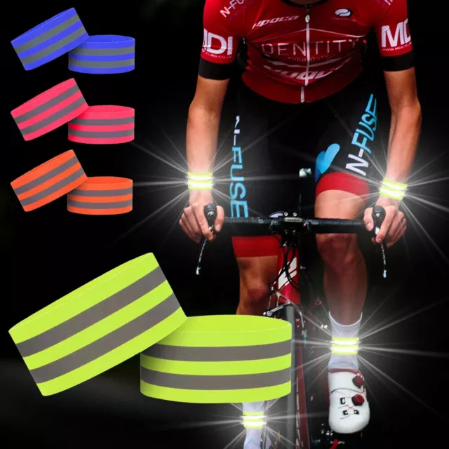 BANDE RÉFLÉCHISSANTE DEL tapis roulant bande lumineuse pour vélo course  jogging nuit randonnée EUR 9,97 - PicClick FR