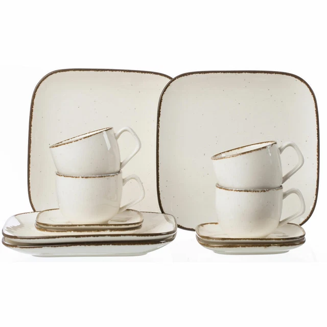 Service De Table Ritzenhoff & Breker Flora – 12 Pièces En Porcelaine, Neuf