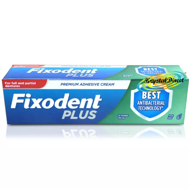 Fixodent Plus Dual Protection Beste antibakterielle Prothese Klebecreme 40g