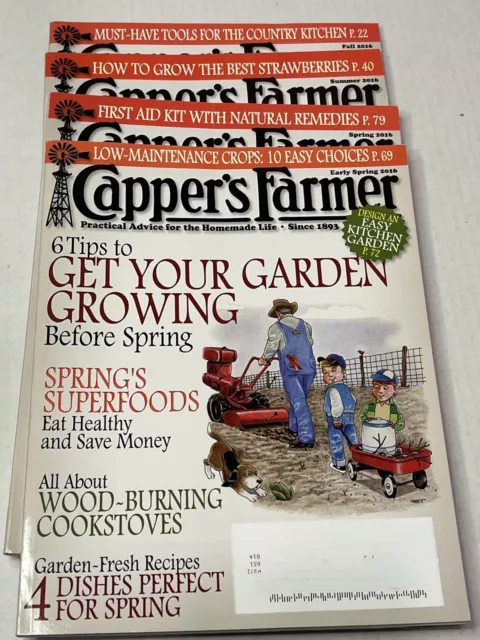 4 CAPPER S FARMER Magazines 2016 Seasonal Issues 8.56 PicClick UK