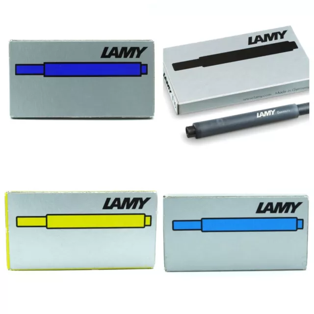 LAMY ORIGINAL Tintenpatronen T10 Füllerpatronen Großraumpatronen Patrone 5. Stk