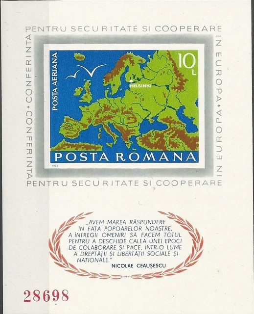 Rumänien MiNr Block 125 B postfrisch **
