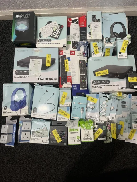 Job Lot of approx 35 ASDA Tech Items Electronics etc New and Used Returns - AS4