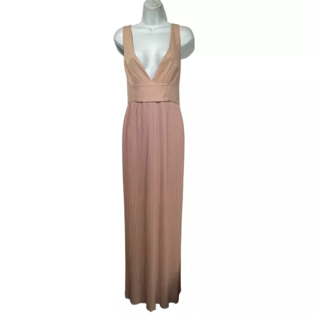 nicholas the label Blush pink sleeveless Long dress Size 8