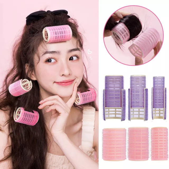 Self-adhesive Hair Curlers Hair Rollers Lazy Bangs Curler Heatless Curling Rod