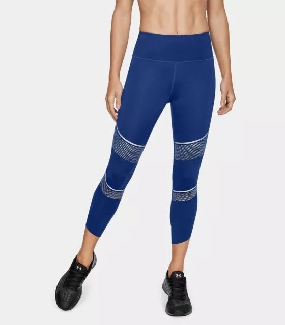 Donna Under armour Breathelux Metallico Compressione Corto Capri 1305440-574 S