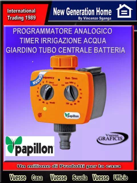 Programmatoretimer Irrigazione Analogico Acqua Giardino Tubo Centrale Batteria