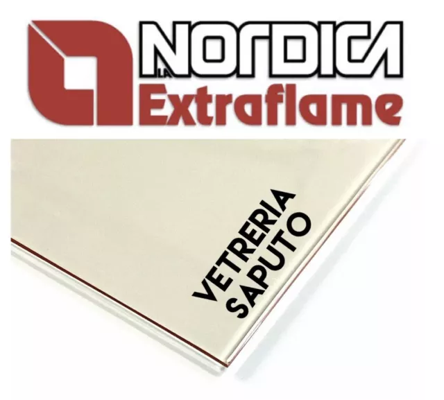 Vetro stufa a legna (LA NORDICA Nicoletta) 31,4 cm x 34,8 cm spessore 4mm