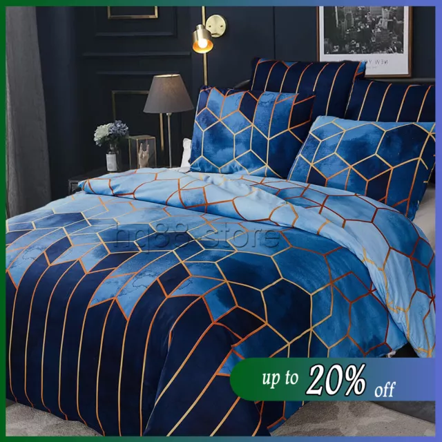 LUXURY DUVET COVER Bedding Set With Quilt Cover & Pillowcases Double King  Size £8.29 - PicClick UK