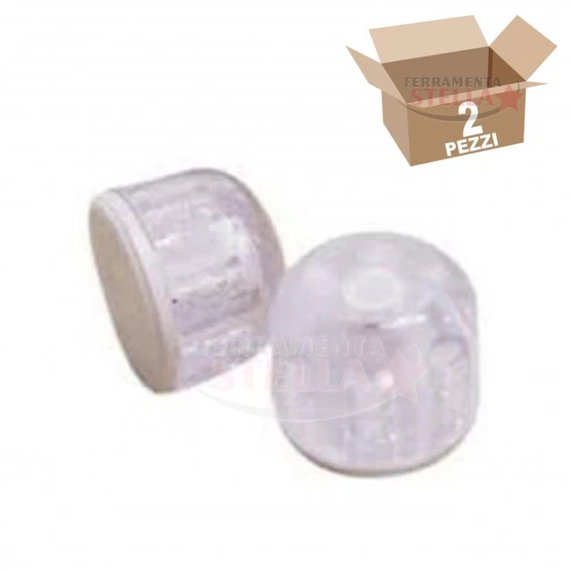 4 Anelli Salvamaniglia In Gomma | Paracolpi Per Porte E Finestre | Antiuurto A Forma Di 8 - Foto 3