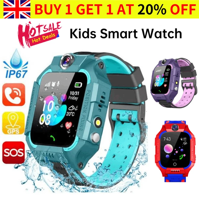 Smart Watch SOS Call Camera Phone Kids SIM GSM Game Watches Boys Girls Gift UK