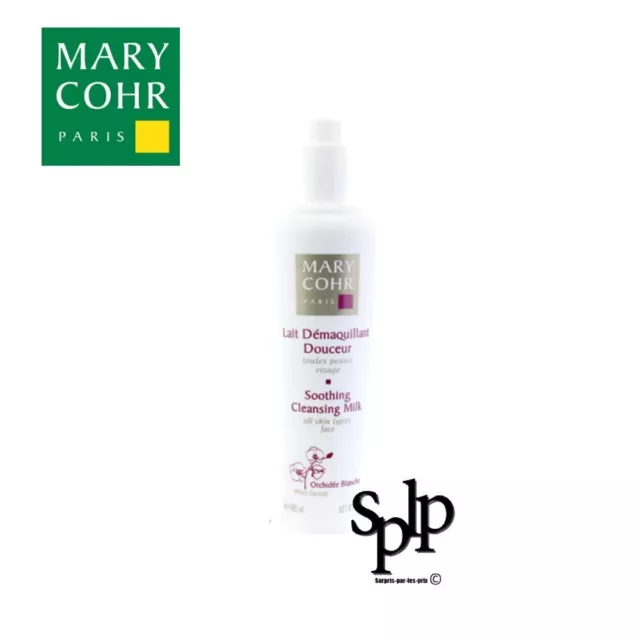 Mary Cohr Lait démaquillant douceur toutes peaux visage 400ml