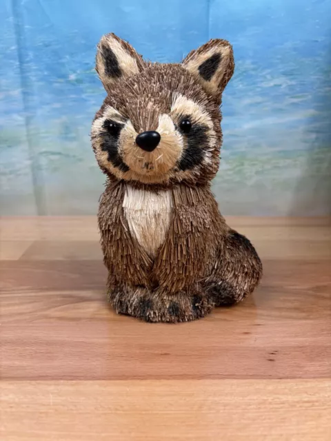 Raccoon Bristle Critter Woodland Decor