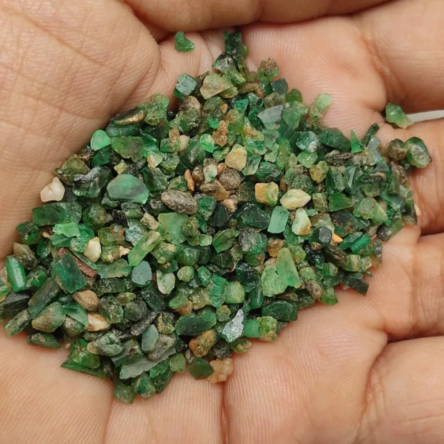 Zambian emerald rough natural green emerald raw crystal emerald stone M7264 AU