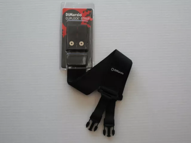 DIMARZIO CORDURA CLIPLOCK STRAP 2 INCH WIDE Black DD2220