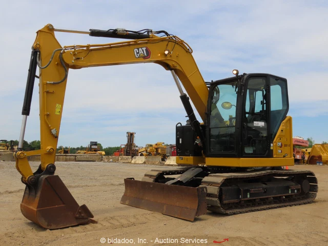 2021 Caterpillar 308CR A/C Cab Aux Hyd Blade Rubber Pad Excavator bidadoo