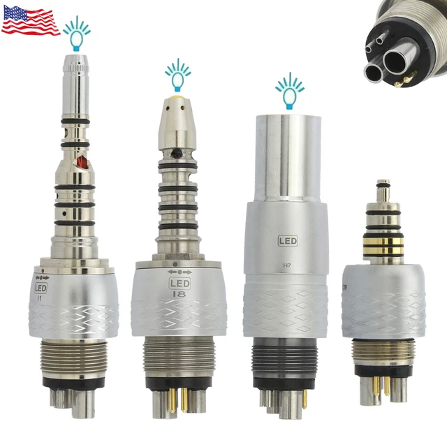COXO Dental LED Coupling 6Hole For Fiber Optic High Speed Handpiece KaVo NSK