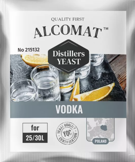 Alcomat Vodka Distillers Yeast Alkohol Gärhefe Hefe Brennhefe Rum Destillation