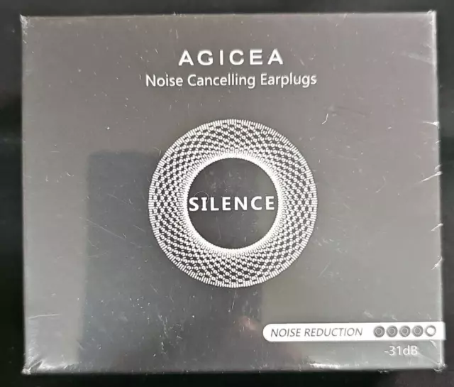 AGICEA PLUGS FOR NOISE REDUCTION,-31dB Noise Cancelling, Hearing Protection NIB