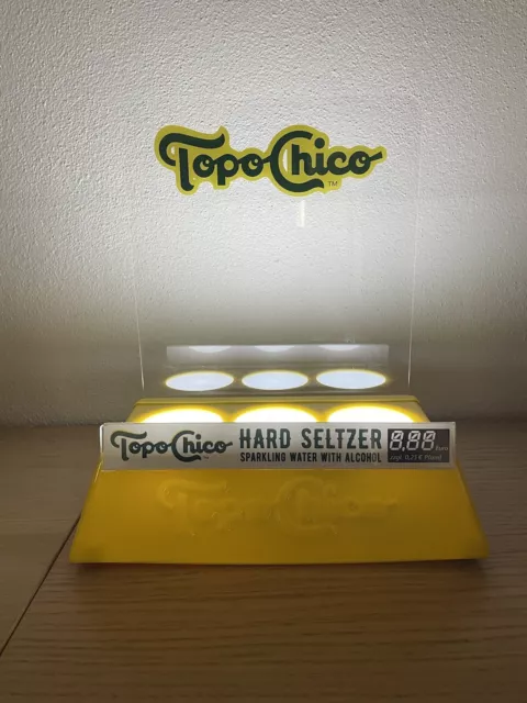 Topo Chico - kleines Display für Dosen Getränkedose ? - Werbung - Licht