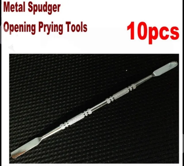 10 Pcs Metal Spudgers Bar Repair Opening Pry Tool for Tablet iPhone PDA , Laptop