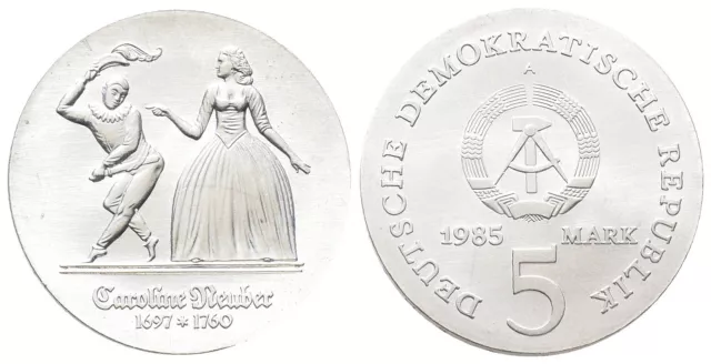Deutsche Demokratische Republik (DDR), 5 Mark 1985, Neuber, J. 1604
