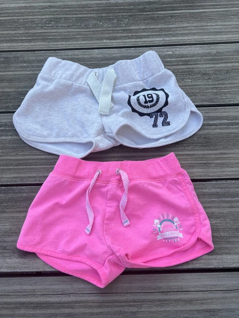 Pacchetto pantaloncini da ragazza x2 paia nuovo look/età Primark 8-9 anni