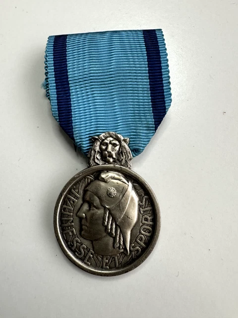 Médaille République Française Jeunesse et Sport Pax et Labor argent