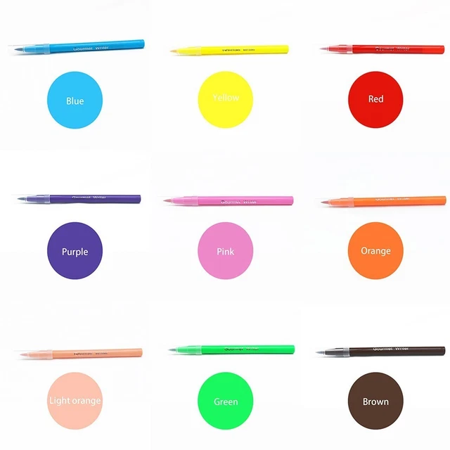 Penna colorante per alimenti alla moda vita quotidiana bambini che giocano penna a pigmenti decoratore fai da te