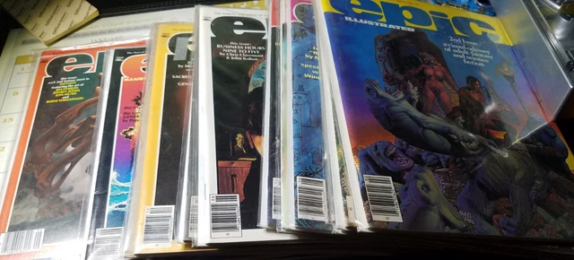 Epic Marvel  Illustrated Magazine 15 different issues see description and photos