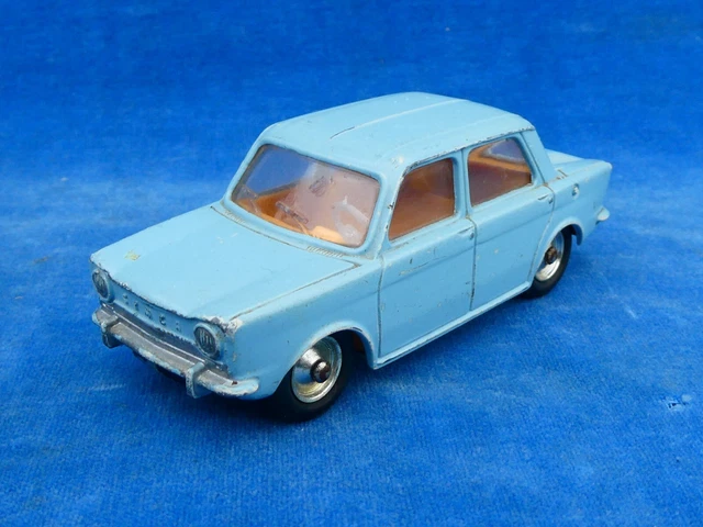 CORGI TOYS SIMCA 1000 Competition Model Coupe Bertone Chrome Ref 315