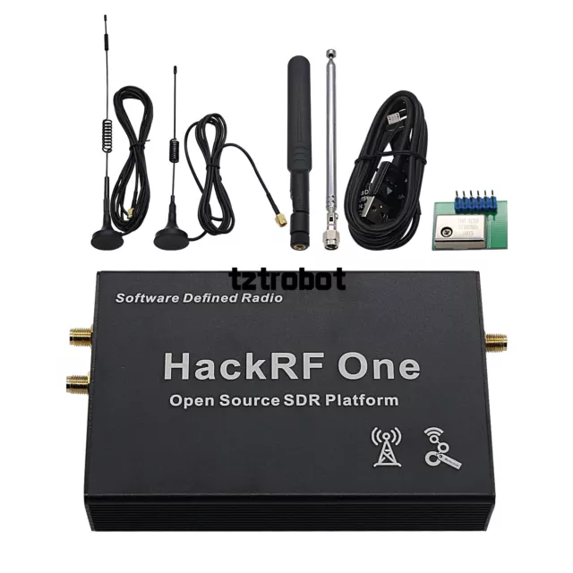 HackRF One R9 V1.8.x 1MHz-6GHz SDR Radio Platform GPS Simulator+Shell& Antennas