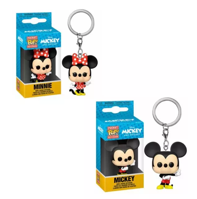 Pocket Pop! Keychain FUNKO Disney Mickey and Minnie Schlüsselanhänger