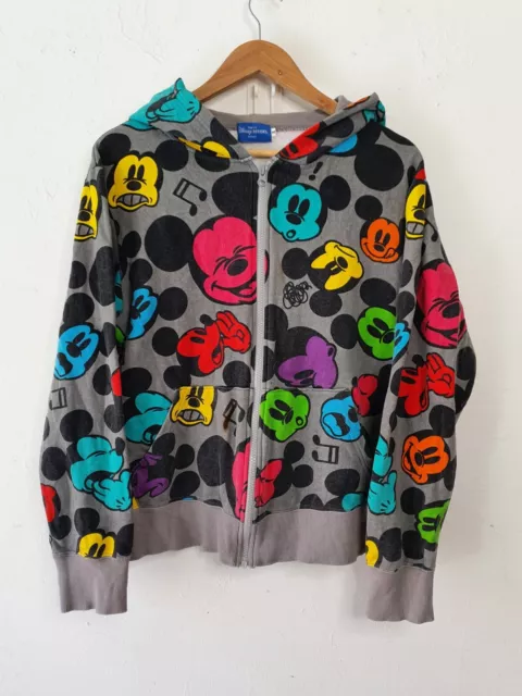 disney all over print hoodie mens size medium mickey mouse tokyo resort