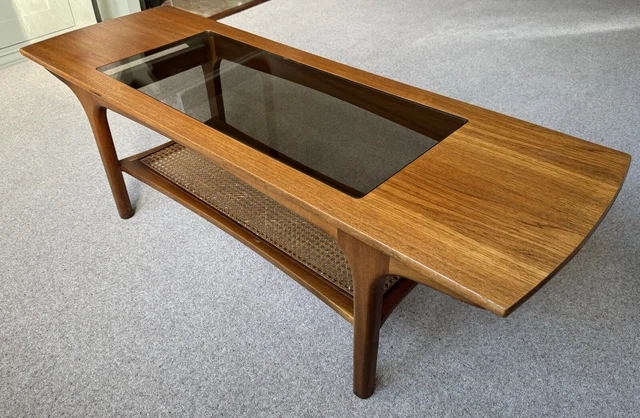 Fabulous Mid Century Coffee Table glass
