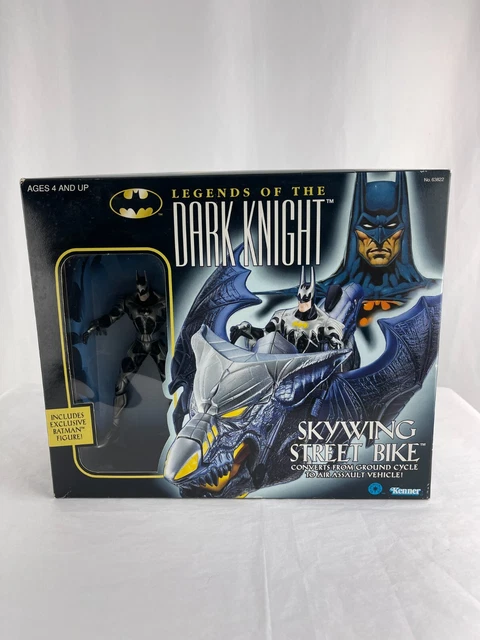 Batman Legends Of The Dark Knight Skywing Street Bike Figure 1996 NEW Sealed Box