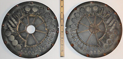 Vintage 9” Rubber Spin Casting Mold Floral Rings Pendants Charms Earrings © EH