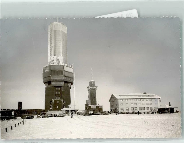 39813569 - 6384 Feldberg Hotel Aussichtsturm Winter Ort handschrfitlich Foto