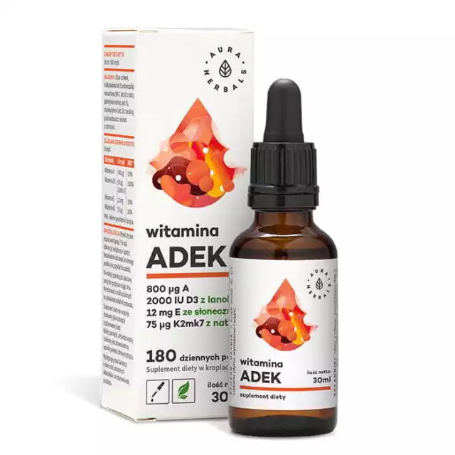 Aura Herbals Vitamine ADEK gouttes, 30 ml