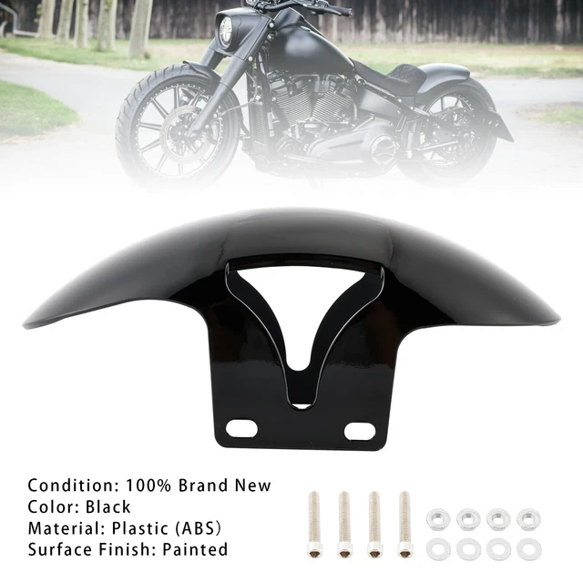 Parafango Anteriore Corto In ABS Per Moto Guzzi V7 E Nevada – Nero Lucido, Sostituzione Diretta