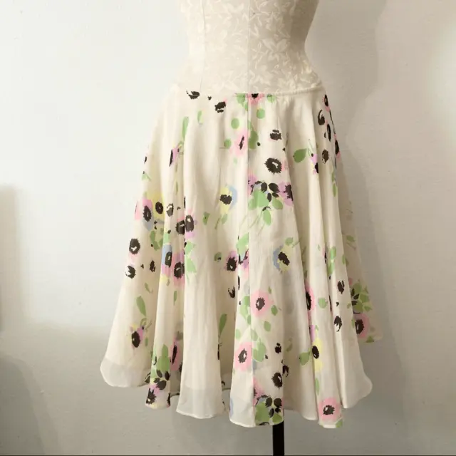 Vintage 90’s Betsey Johnson floral pastel skirt