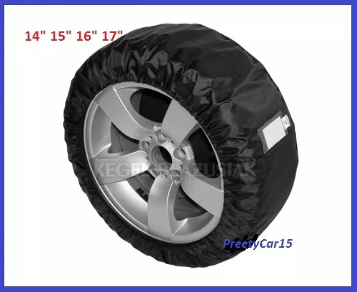 Protective Cover For Spare Wheel  And Tyres 14" 15" 16" 17" - L