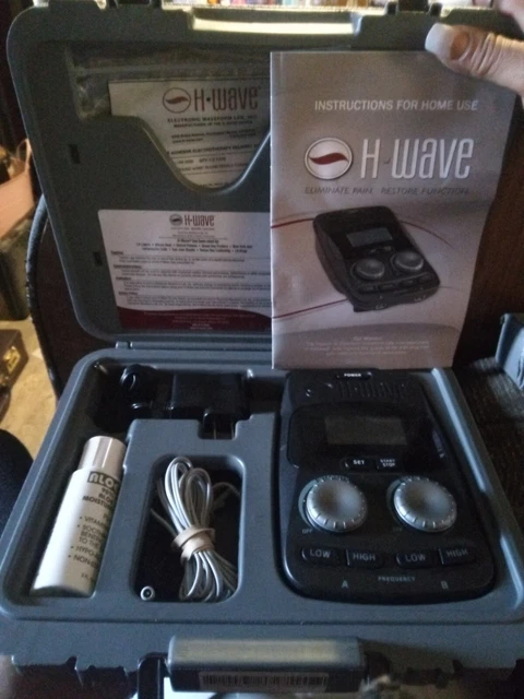 H-Wave H4 Tens Hardly Used. Brand New Lead Wires And 130 Brand New Pads
