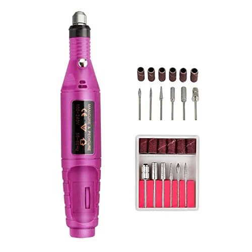 Taladro de uñas eléctrico portátil FATUXZ taladros de uñas profesionales para uñas de acrílico...
