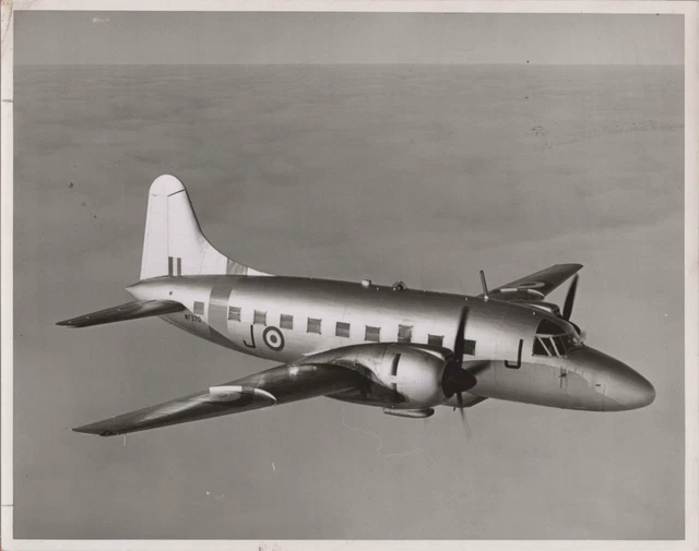 Vickers Varsity Wf370 Original Vintage Press Photo Raf Royal Air Force 13