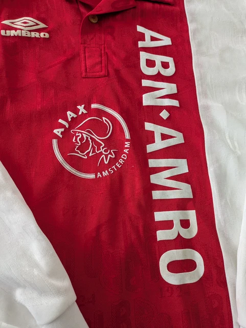 Maillot Vintage Ajax Amsterdam Extérieur 1997-98 Par Umbro - Taille XL Pour Homme