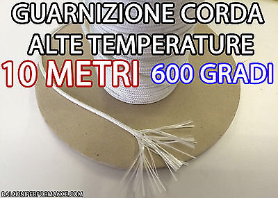 10M Cuerda Térmico Altos Temperaturas Acolchada Estufa Diámetros 1 , 1.5 Y 2MM