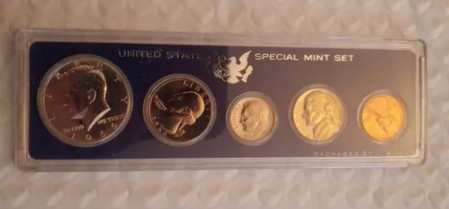 1966 US SMS (special mint set) silver Kennedy, no exterior box
