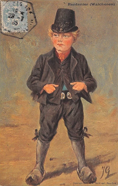 Cpa Illustrateur / De Haan / Rentenier Walcheren