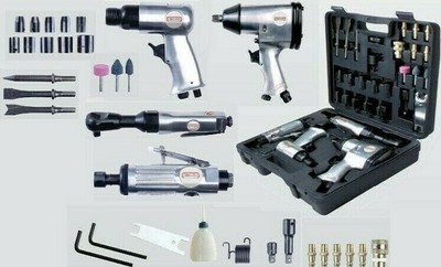 CMR Set utensili pneumatici Avvitatore cricchetto martello scalpello smerigliatrice 